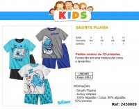 PIJAMA SMURFS